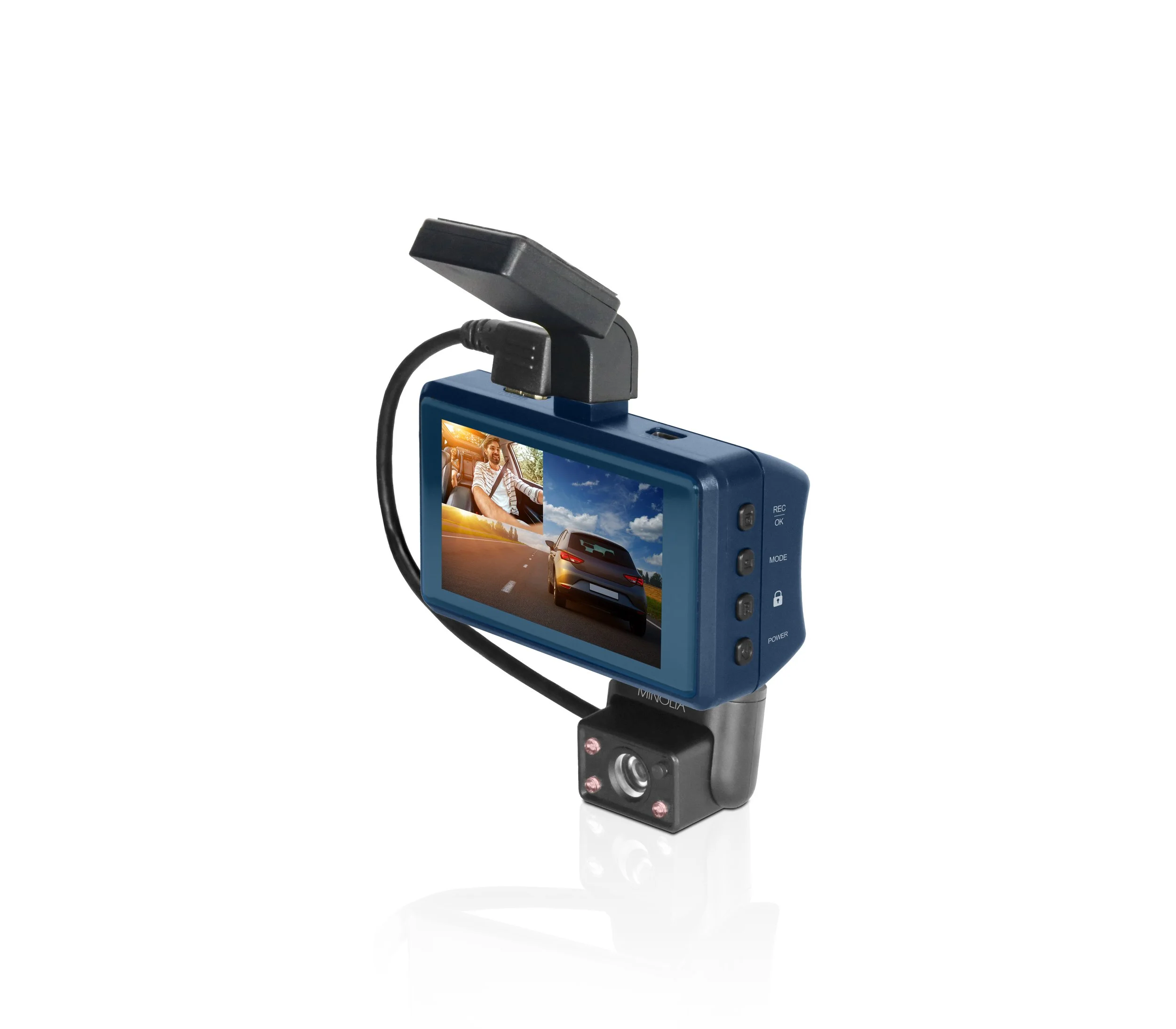 MNCD337N 2-Channel 1080P Dash Camera w/3.0